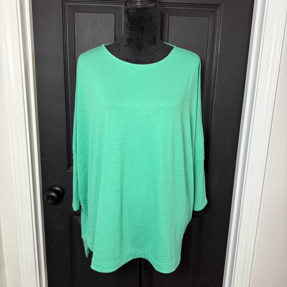J. Jill Wherever Light Green Women's Tunic Top Size Medium